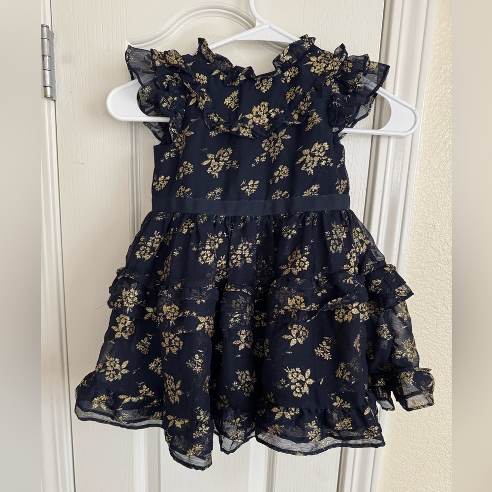Floral Ruffle Kids Dress